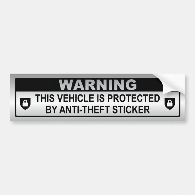 Anti-Theft Sticker (Front)