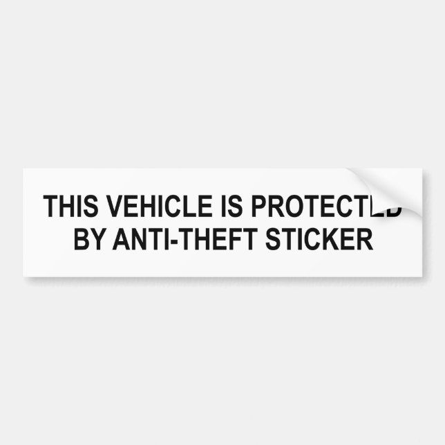 Anti-Theft Sticker (Front)