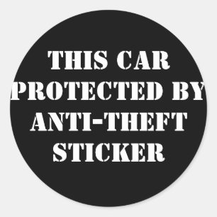 ANTI-THEFT Sticker
