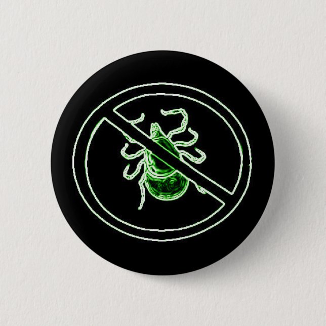 Anti-Tick Lyme Disease Awareness Pin (Front)
