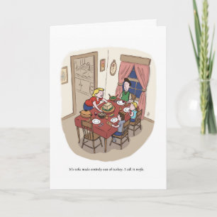 Anti-Tofurkey Thanksgiving Holiday Card