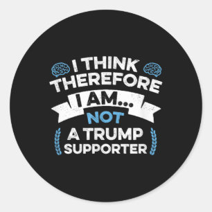 Anti Trump 2020 Shirts & Gifts By Mek - I Classic Round Sticker