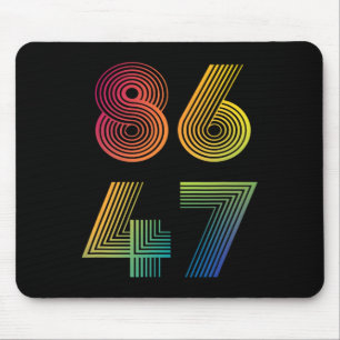 Anti Trump 8647 86 47 Impeach 47 Anti-trump Presid Mouse Mat