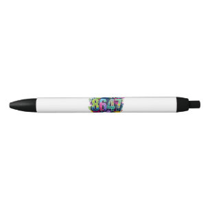 Anti Trump 8647 Floral Resist 86 47 Impeach Trump Black Ink Pen