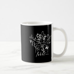 Anti Trump 8647 Floral Resist 86 47 Impeach Trump  Coffee Mug