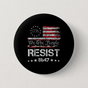 Anti Trump 8647 Resist Impeach Trump Impeach 47 86 6 Cm Round Badge