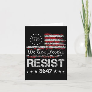 Anti Trump 8647 Resist Impeach Trump Impeach 47 86 Card