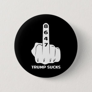Anti Trump 86 47 Retro Impeach 47 Anti-trump Vance 6 Cm Round Badge
