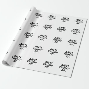 Anti Trump AF American Democracy Wrapping Paper