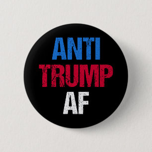 Anti-Trump AF I 6 Cm Round Badge