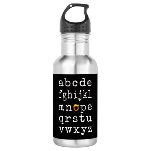 Anti-Trump Alphabet - Nope V 532 Ml Water Bottle
