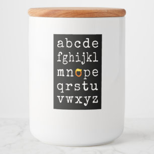 Anti-Trump Alphabet - Nope V Food Label