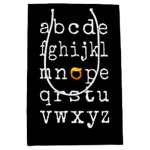 Anti-Trump Alphabet - Nope V Medium Gift Bag