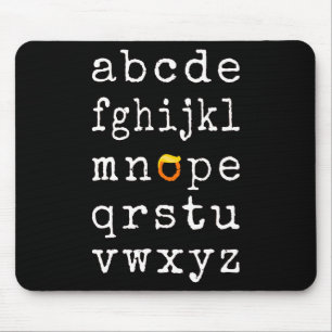 Anti-Trump Alphabet - Nope V Mouse Mat
