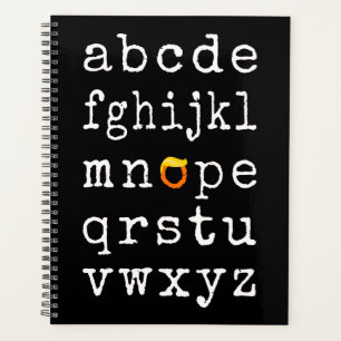 Anti-Trump Alphabet - Nope V Planner