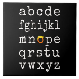 Anti-Trump Alphabet - Nope V Tile