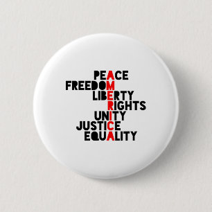 Anti-trump America Meaning1  6 Cm Round Badge