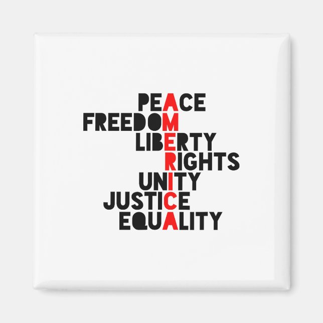 Anti-trump America Meaning1  Magnet (Front)