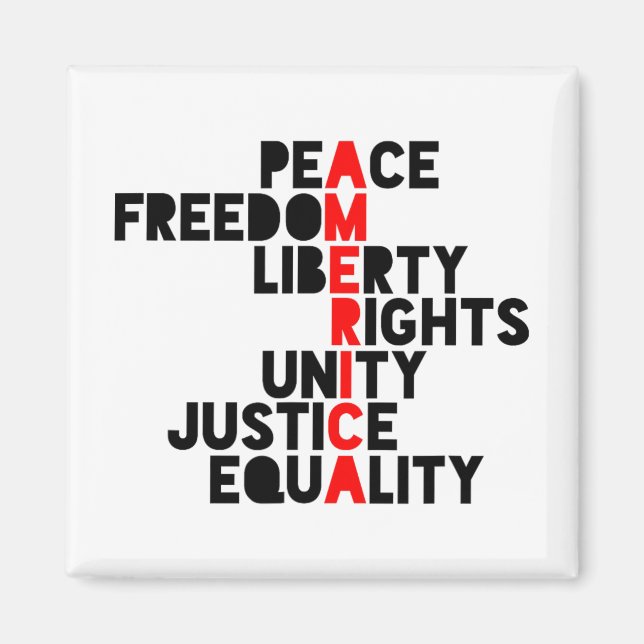 Anti-trump America Meaning1  Magnet (Front)