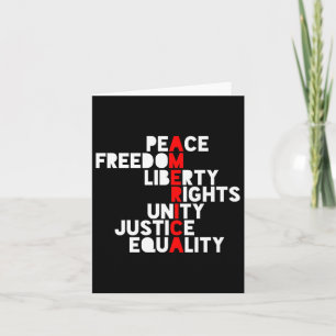 Anti-trump America Meaning Card