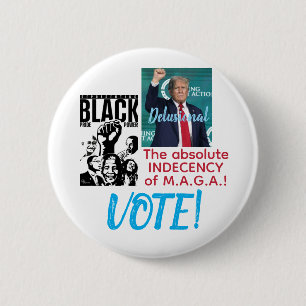 Anti-Trump Anti-MAGA Cultural Appropriation 6 Cm Round Badge