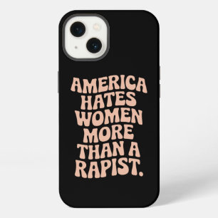 Anti Trump Anti MAGA Protest Feminist Activist iPhone 13 Case