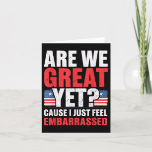 Anti Trump Anti Political Democrat President Liber Card