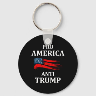 Anti-trump Anti Trump 2024 American Usa Flag Key Ring