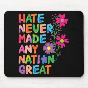 Anti Trump Artistic Floral Democrat President Libe Mouse Mat