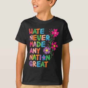 Anti Trump Artistic Floral Democrat President Libe T-Shirt
