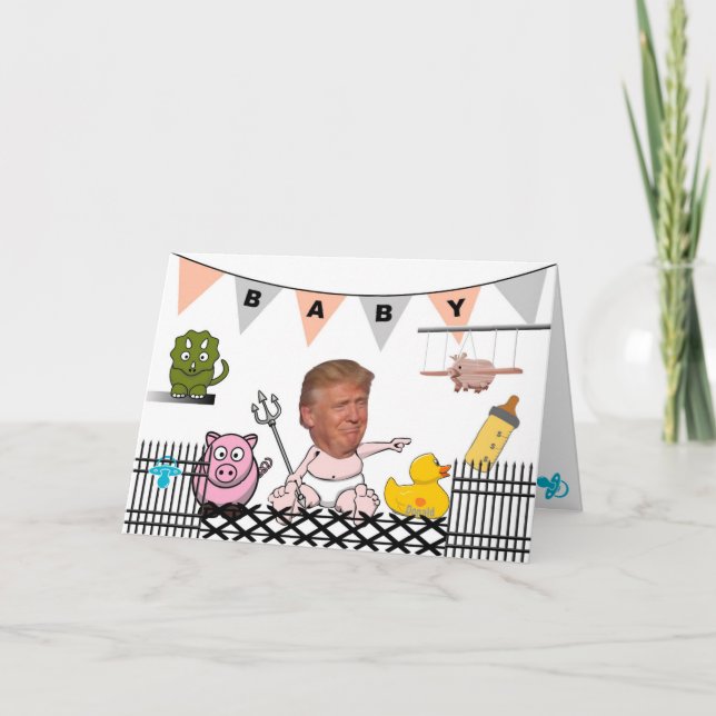 Anti Trump / Baby, Card (Front)