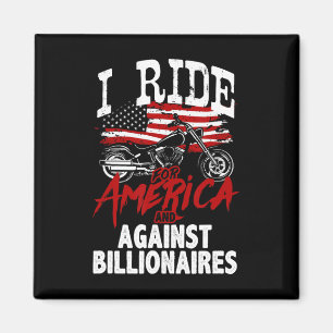 Anti Trump Biker Pro-democracy Resist Against Bill Magnet