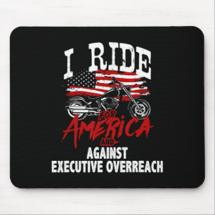 Anti Trump Biker Resist Against Executive Overreac Mouse Mat