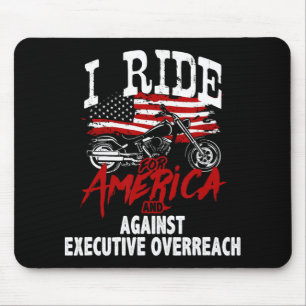 Anti Trump Biker Resist Against Executive Overreac Mouse Mat