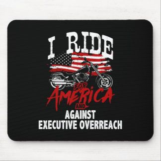 Anti Trump Biker Resist Against Executive Overreac Mouse Mat