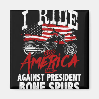 Anti Trump Biker Resist Against President Bone Spu Magnet