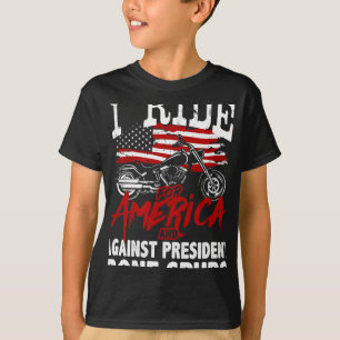 Anti Trump Biker Resist Against President Bone Spu T-Shirt