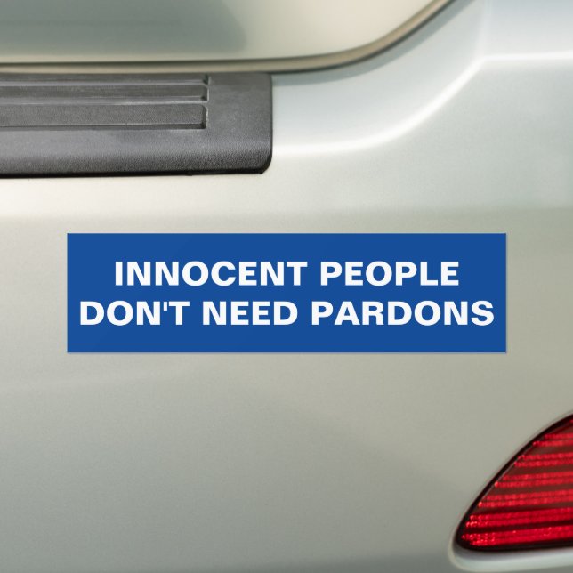 Anti-Trump Bumper Sticker (On Car)