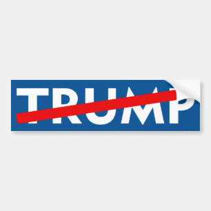 Anti Trump Bumper Sticker