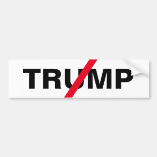 Anti Trump Bumper Sticker