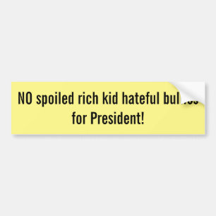 Anti Trump Bumpersticker Bumper Sticker