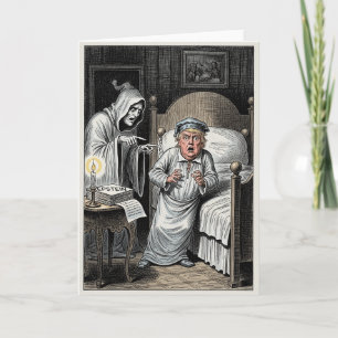 Anti Trump Christmas Carol, Scrooge Epstein Parody Holiday Card