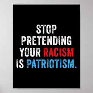 Anti Trump Co Uni-adults Anti-racism Poster