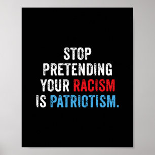 Anti Trump Co Uni-adults Anti-racism  Poster