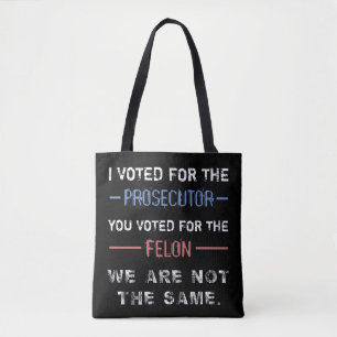 Anti-Trump Felon ‘Not The Same’ Tote Bag