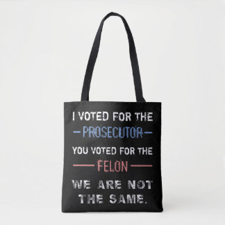 Anti-Trump Felon ‘Not The Same’ Tote Bag