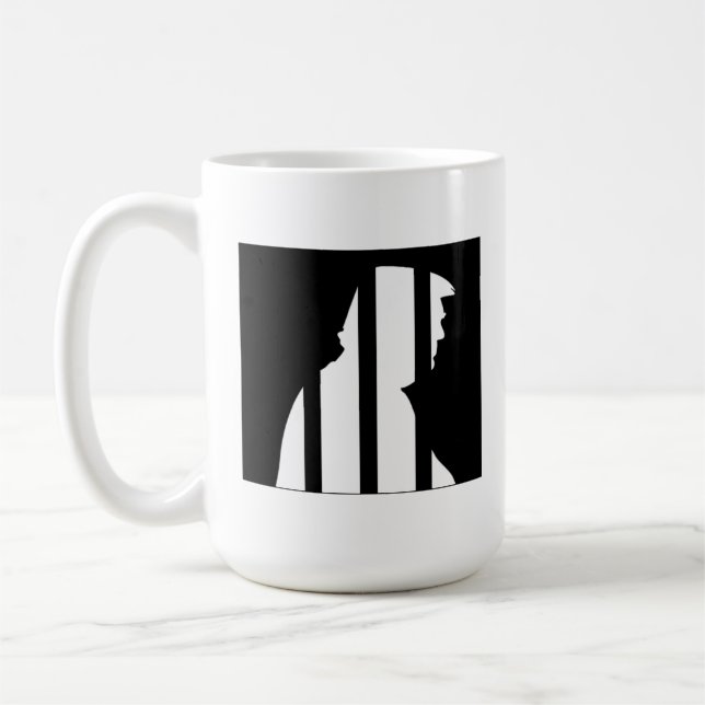 Anti Trump Felon Trump for Prison 2024 Coffee Mug (Left)