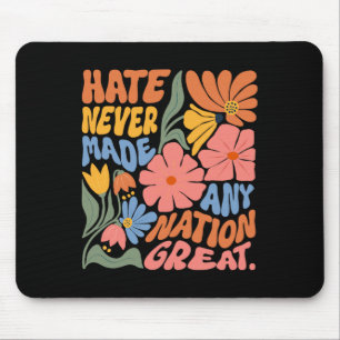 Anti Trump Floral Democrat President Liberal Mouse Mat