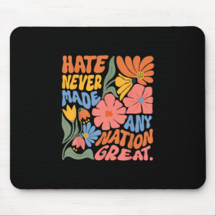 Anti Trump Floral Democrat President Liberal  Mouse Mat