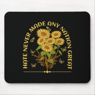 Anti Trump Floral Democrat President Liberal Mouse Mat